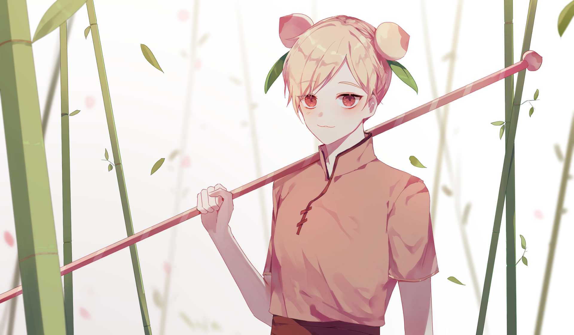 Download Peach Cookie (Cookie Run) Anime Cookie Run HD Wallpaper