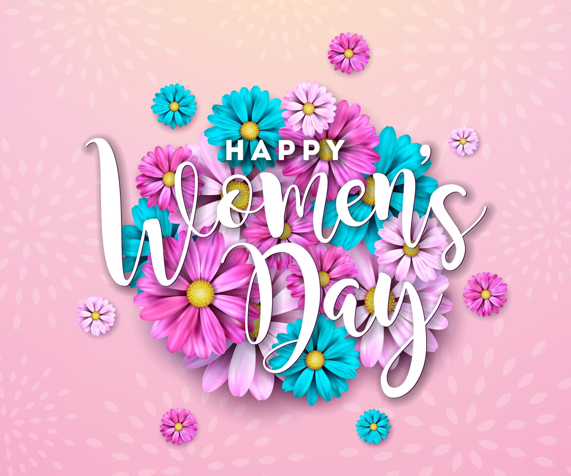 Download Happy Women's Day Flower Holiday Women's Day 4k Ultra HD Wallpaper