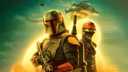 Temuera Morrison Ming-Na Wen Boba Fett TV Show The Book of Boba Fett HD Desktop Wallpaper | Background Image
