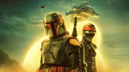 Temuera Morrison Ming-Na Wen Boba Fett TV Show The Book of Boba Fett HD Desktop Wallpaper | Background Image