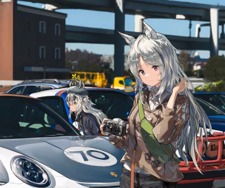 Skadi (Arknights) Grani (Arknights) video game Arknights HD Desktop Wallpaper | Background Image