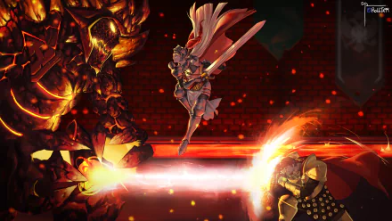 Knight (Guardian Tales) knight video game Guardian Tales HD Desktop Wallpaper | Background Image