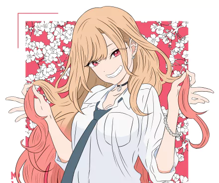 Marin Kitagawa Anime My Dress-Up Darling HD Desktop Wallpaper | Background Image