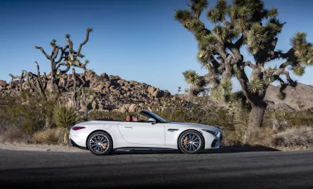 cabriolet Mercedes-AMG SL 55 4MATIC vehicle Mercedes-AMG SL HD Desktop Wallpaper | Background Image