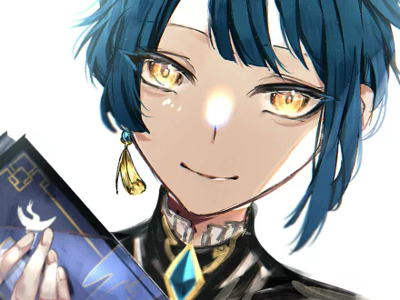 Xingqiu (Genshin Impact) video game Genshin Impact HD Desktop Wallpaper | Background Image