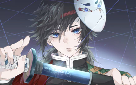 Giyuu Tomioka Anime Demon Slayer: Kimetsu no Yaiba HD Desktop Wallpaper | Background Image