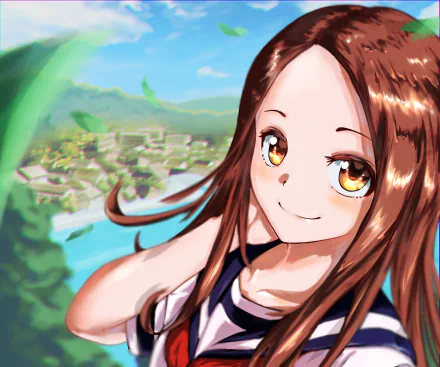 Takagi (Karakai Jouzu no Takagi-san) Anime Teasing Master Takagi-san HD Desktop Wallpaper | Background Image