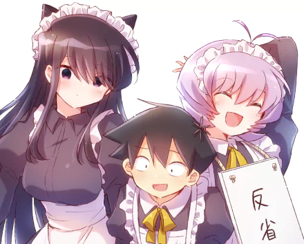 Osana Najimi (Komi Can't Communicate) Tadano Hitohito Komi Shouko Anime Komi Can't Communicate HD Desktop Wallpaper | Background Image