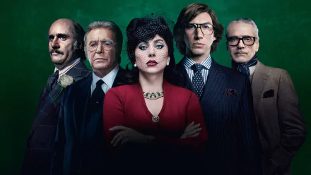 Jeremy Irons Al Pacino Lady Gaga Jared Leto Adam Driver movie House of Gucci HD Desktop Wallpaper | Background Image