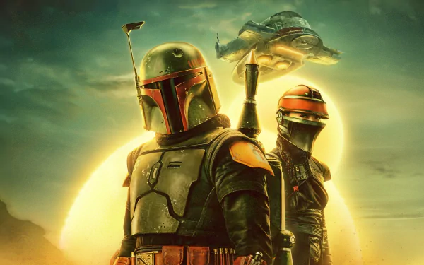 Temuera Morrison Ming-Na Wen Boba Fett TV Show The Book of Boba Fett HD Desktop Wallpaper | Background Image