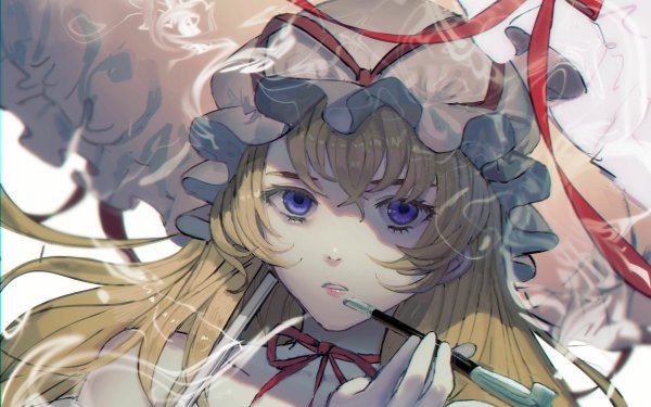 Anime Touhou Yukari Yakumo HD Wallpaper | Background Image
