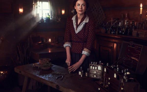 Claire Fraser Caitriona Balfe TV Show Outlander HD Desktop Wallpaper | Background Image