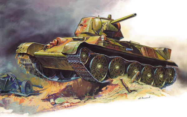 tank military T-34 HD Desktop Wallpaper | Background Image