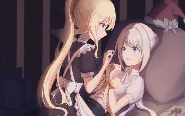 Mitama Yakumo Momoko Togame Anime Magia Record Mahou Shoujo Madoka ☆ Magica Gaiden HD Desktop Wallpaper | Background Image