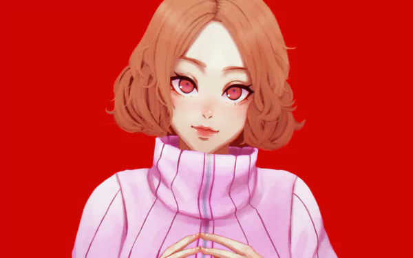 Haru Okumura video game Persona 5 HD Desktop Wallpaper | Background Image