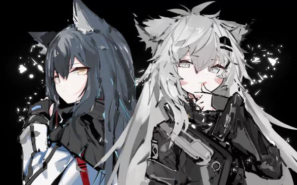 Texas (Arknights) Lappland (Arknights) video game Arknights HD Desktop Wallpaper | Background Image