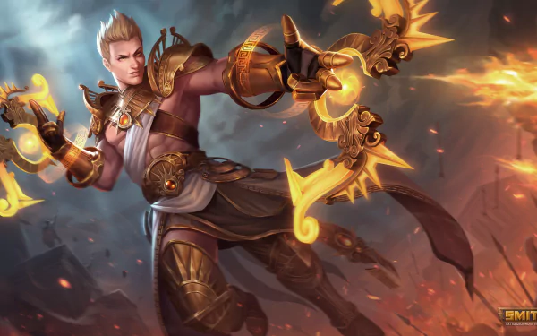Apollo (Smite) video game Smite HD Desktop Wallpaper | Background Image