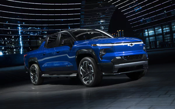 Chevrolet Silverado EV RST Crew Cab vehicle Chevrolet Silverado HD Desktop Wallpaper | Background Image