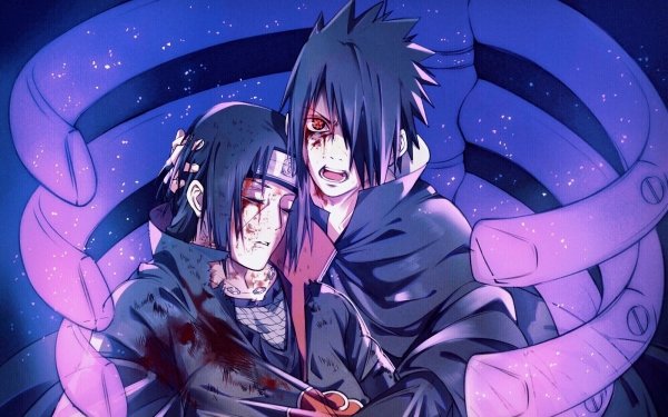 Anime Naruto Itachi Uchiha Sasuke Uchiha HD Wallpaper | Background Image
