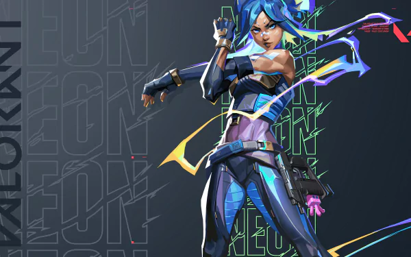 Neon (Valorant) video game Valorant HD Desktop Wallpaper | Background Image