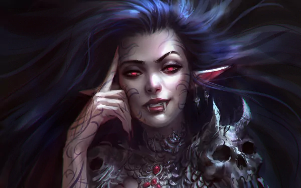 dark vampire HD Desktop Wallpaper | Background Image