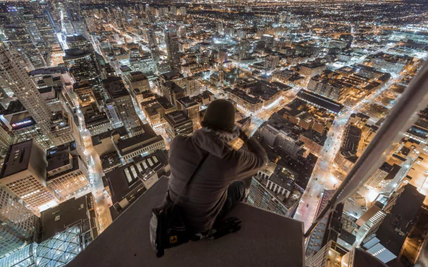 light roof man made city HD Desktop Wallpaper | Background Image