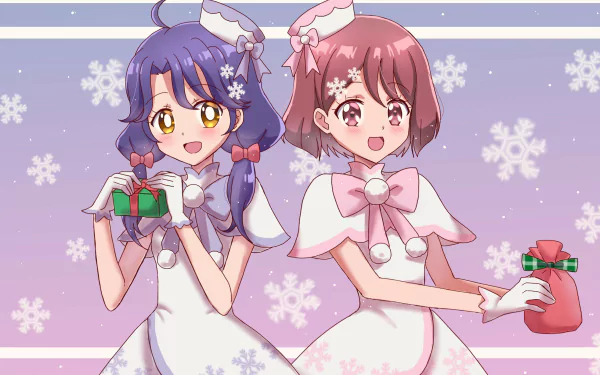 Sango Suzumura Nodoka Hanadera Anime Healin' Good PreCure HD Desktop Wallpaper | Background Image