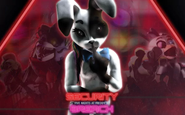 Vanny (Five Nights at Freddy's) video game Five Nights at Freddy's: Security Breach HD Desktop Wallpaper | Background Image