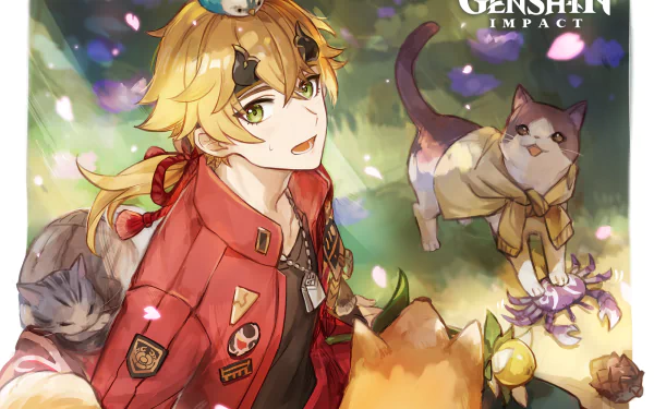 Thoma (Genshin Impact) Shiba (Genshin Impact) video game Genshin Impact HD Desktop Wallpaper | Background Image