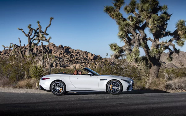 cabriolet Mercedes-AMG SL 55 4MATIC vehicle Mercedes-AMG SL HD Desktop Wallpaper | Background Image