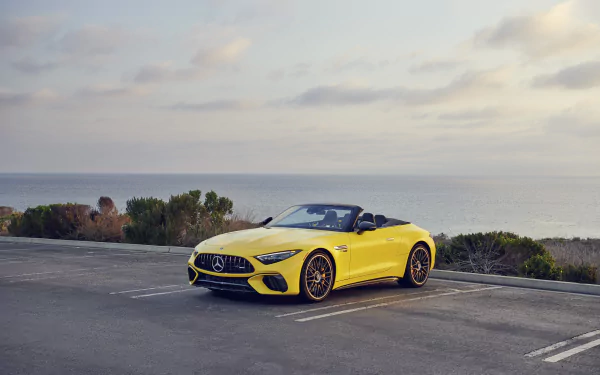 cabriolet Mercedes-AMG SL 63 4MATIC vehicle Mercedes-AMG SL HD Desktop Wallpaper | Background Image