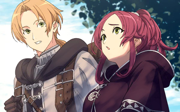 Rudeus Greyrat Aisha Greyrat Anime Mushoku Tensei: Jobless Reincarnation HD Desktop Wallpaper | Background Image