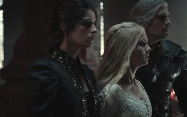 Geralt of Rivia Henry Cavill Ciri (The Witcher) Freya Allan Yennefer of Vengerberg Anya Chalotra TV Show The Witcher HD Desktop Wallpaper | Background Image
