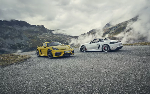 vehicle Porsche Cayman GT4 HD Desktop Wallpaper | Background Image