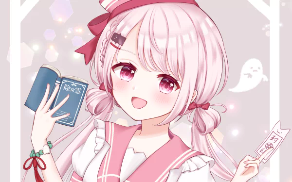 Nijisanji Shiina Yuika Anime Virtual Youtuber HD Desktop Wallpaper | Background Image