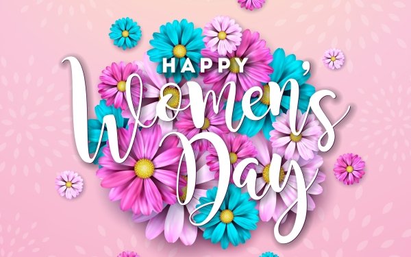 Holiday Women's Day Flower Happy Women's Day HD Wallpaper | Background Image