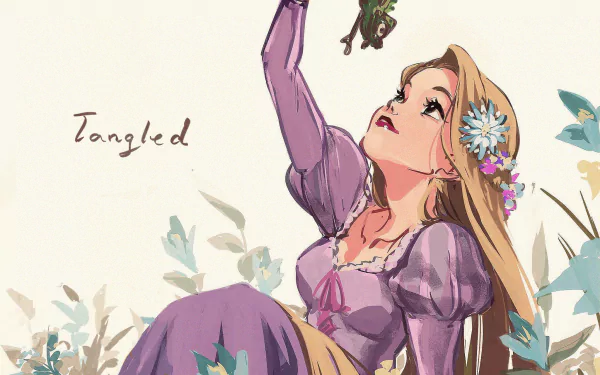 Rapunzel Pascal (Tangled) movie Tangled HD Desktop Wallpaper | Background Image