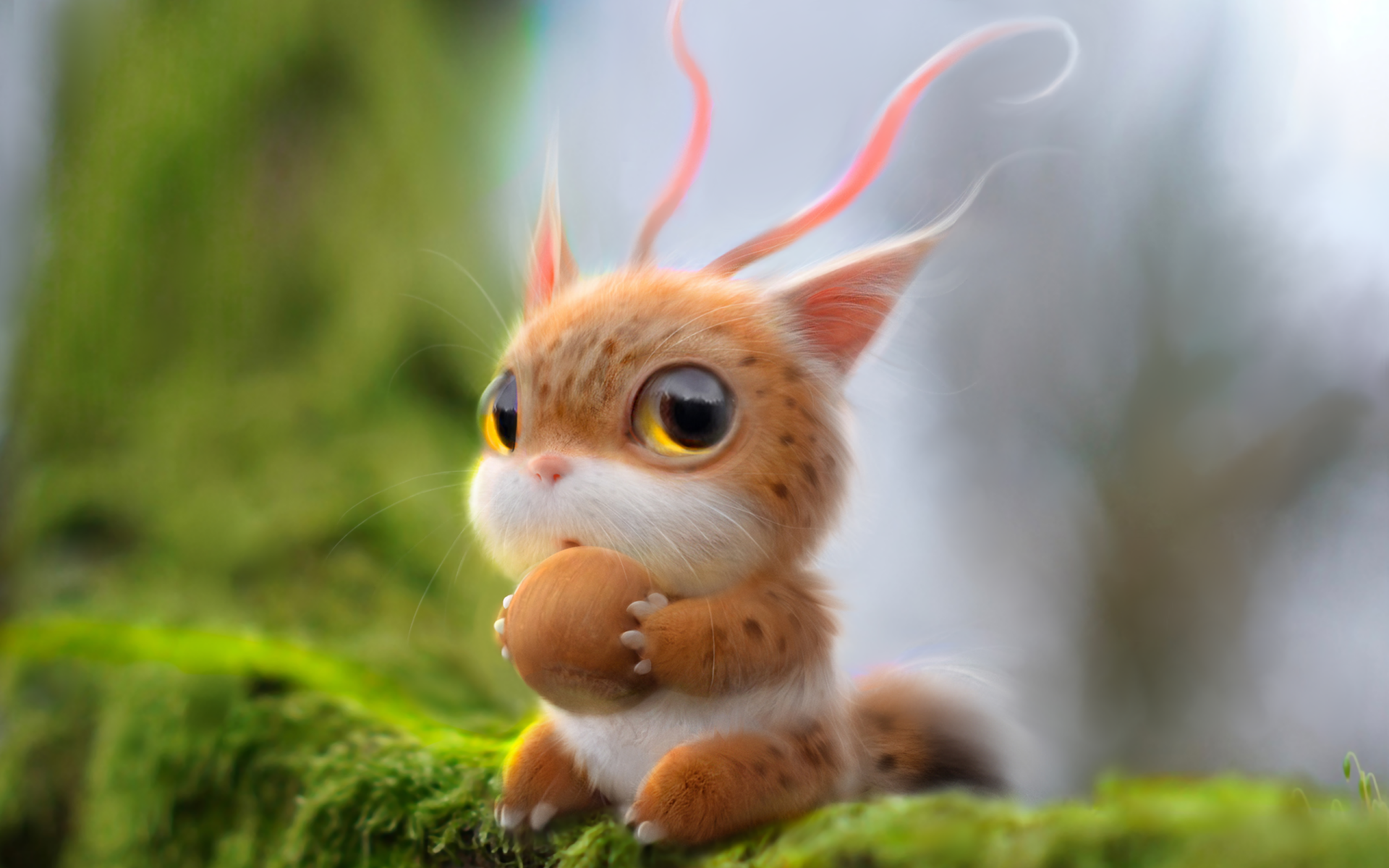Download Cute Fantasy Animal Fantasy Animal HD Wallpaper by Deema Egorov