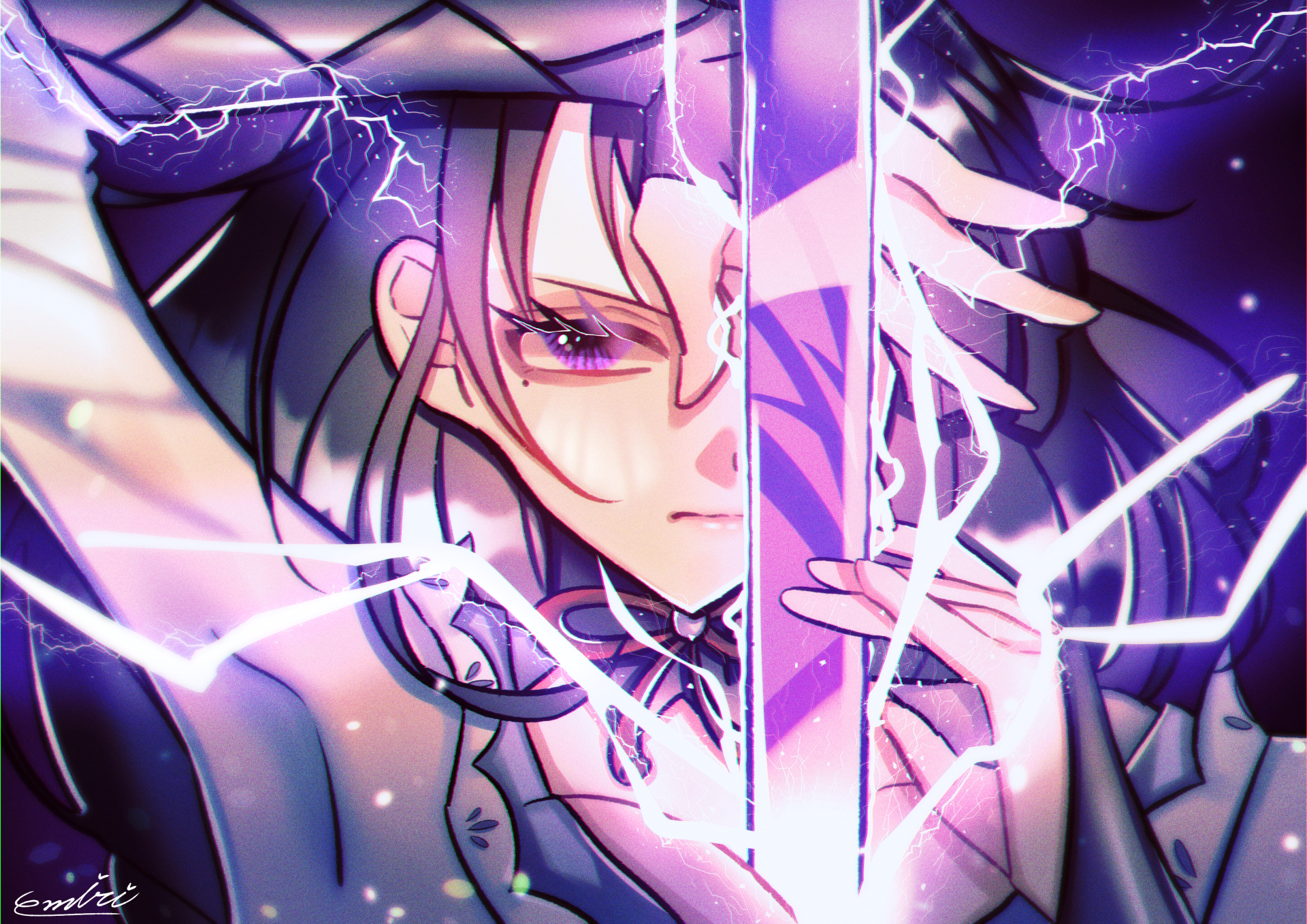 Download Baal Raiden Shogun (Genshin Impact) Video Game Genshin Impact HD Wallpaper by えみり