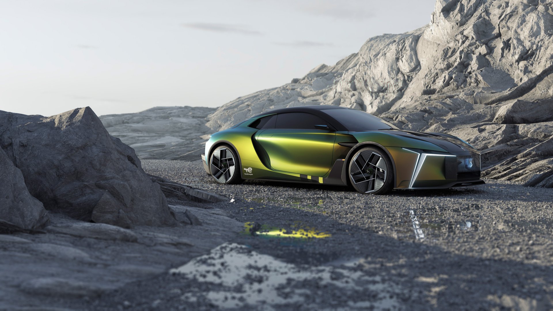Download Concept Car Vehicle DS E-Tense Performance Concept 4k Ultra HD Wallpaper