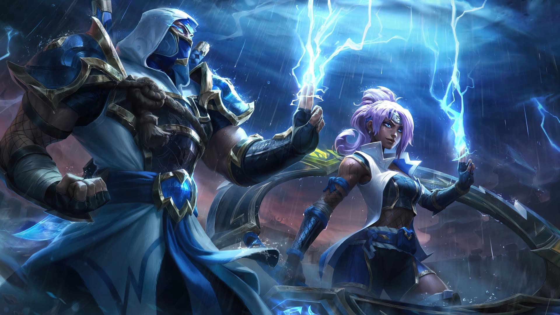 Download Qiyana (League Of Legends) Shen (League Of Legends) Video Game League Of Legends HD Wallpaper
