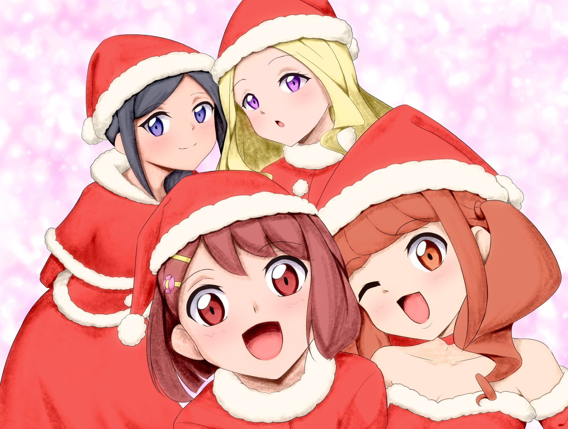 Download Sawaizumi Chiyu Hiramitsu Hinata Nodoka Hanadera Asumi Fuurin Anime Healin' Good PreCure HD Wallpaper