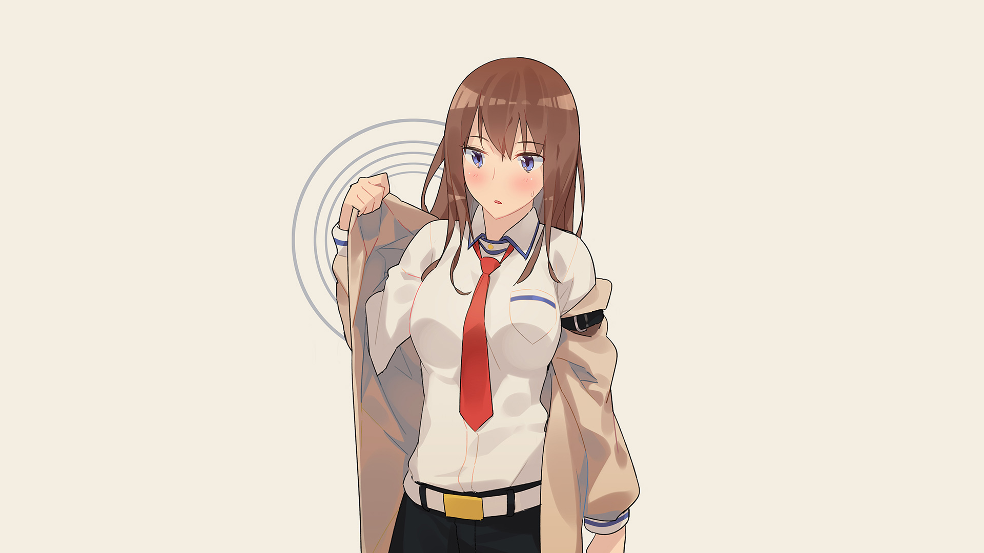 Download Kurisu Makise Anime Steins;Gate 0 HD Wallpaper by ddal