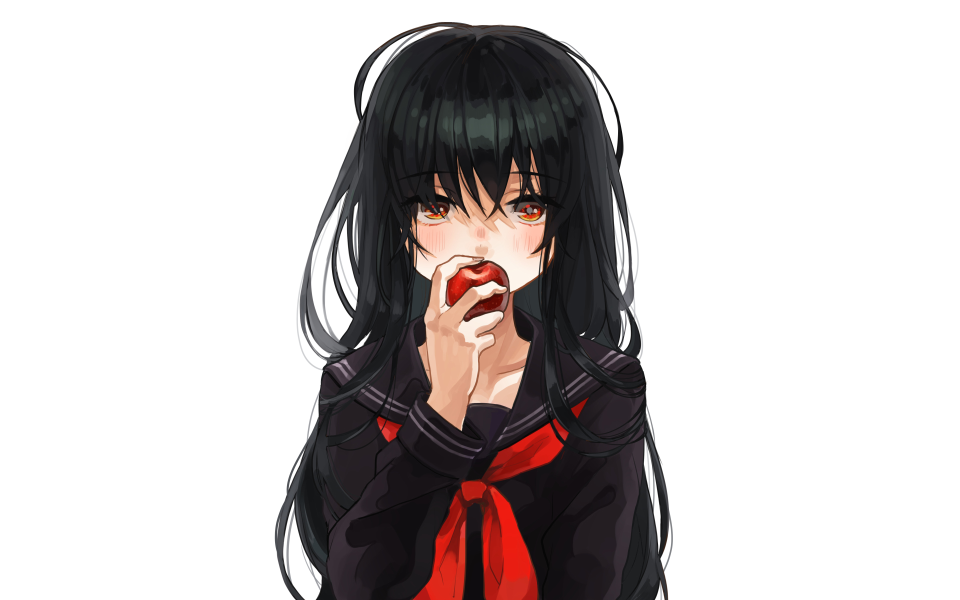 Download School Uniform Anime Girl Anime Girl HD Wallpaper by しぐれうい