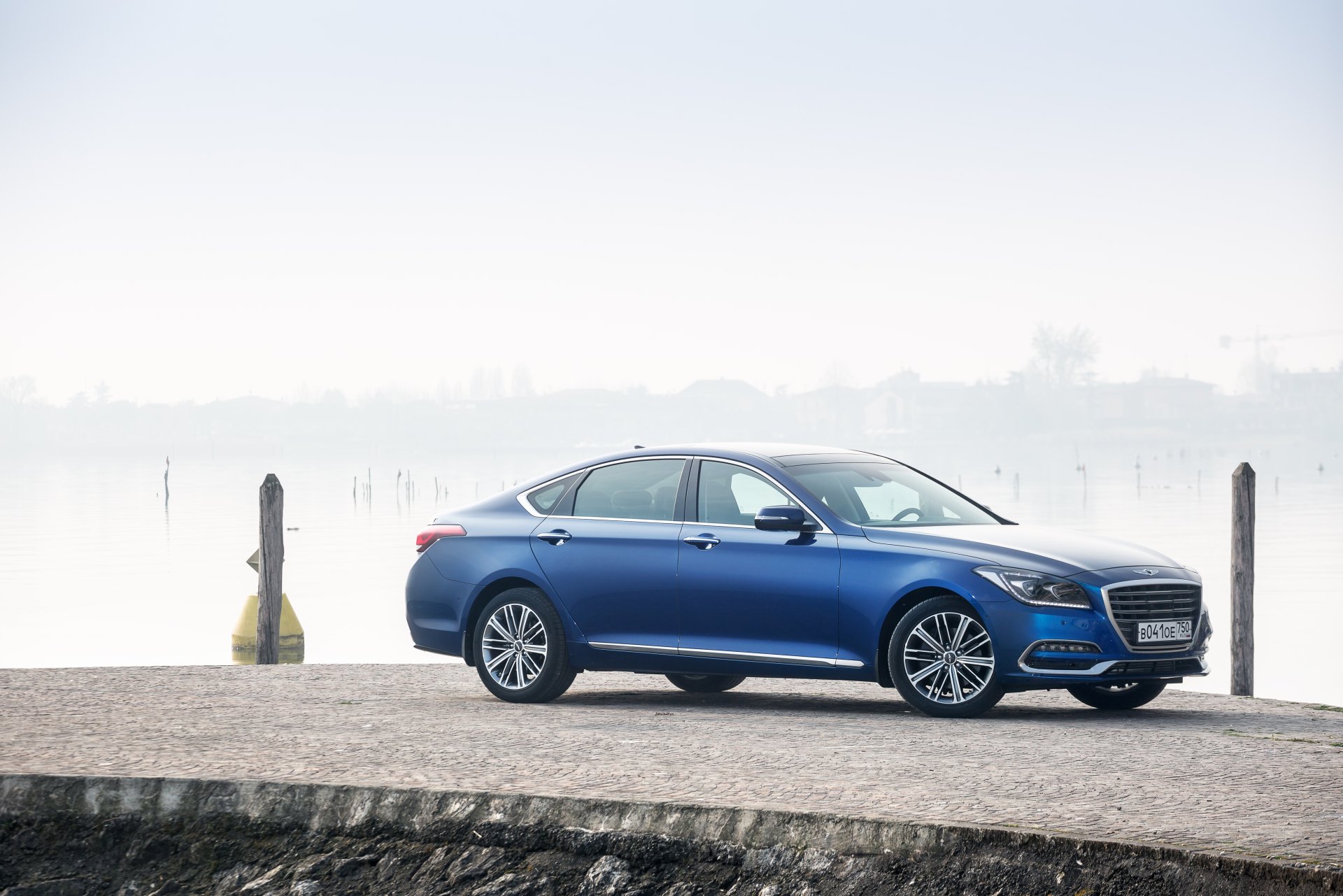 Download Genesis G80 2.0T HTRAC Vehicle Genesis G80 4k Ultra HD Wallpaper