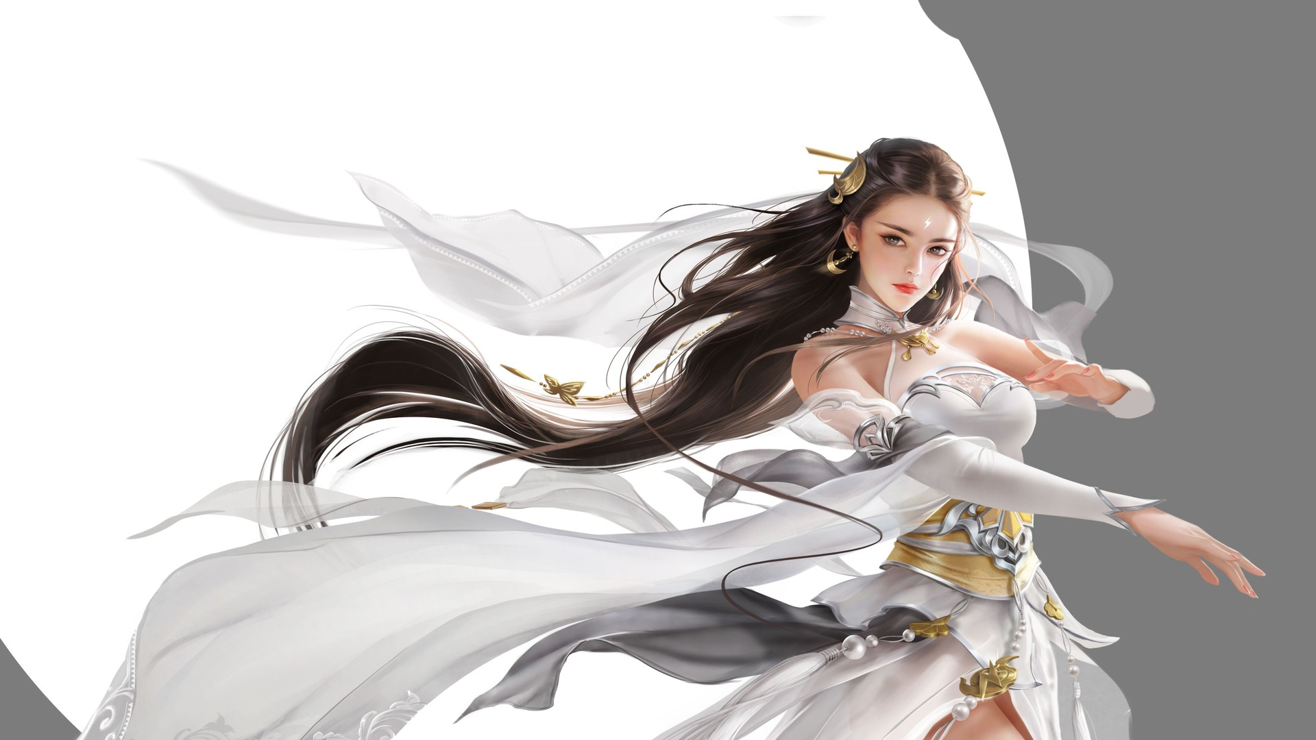 Download Fantasy Woman Wuxia HD Wallpaper by Jianyachi L