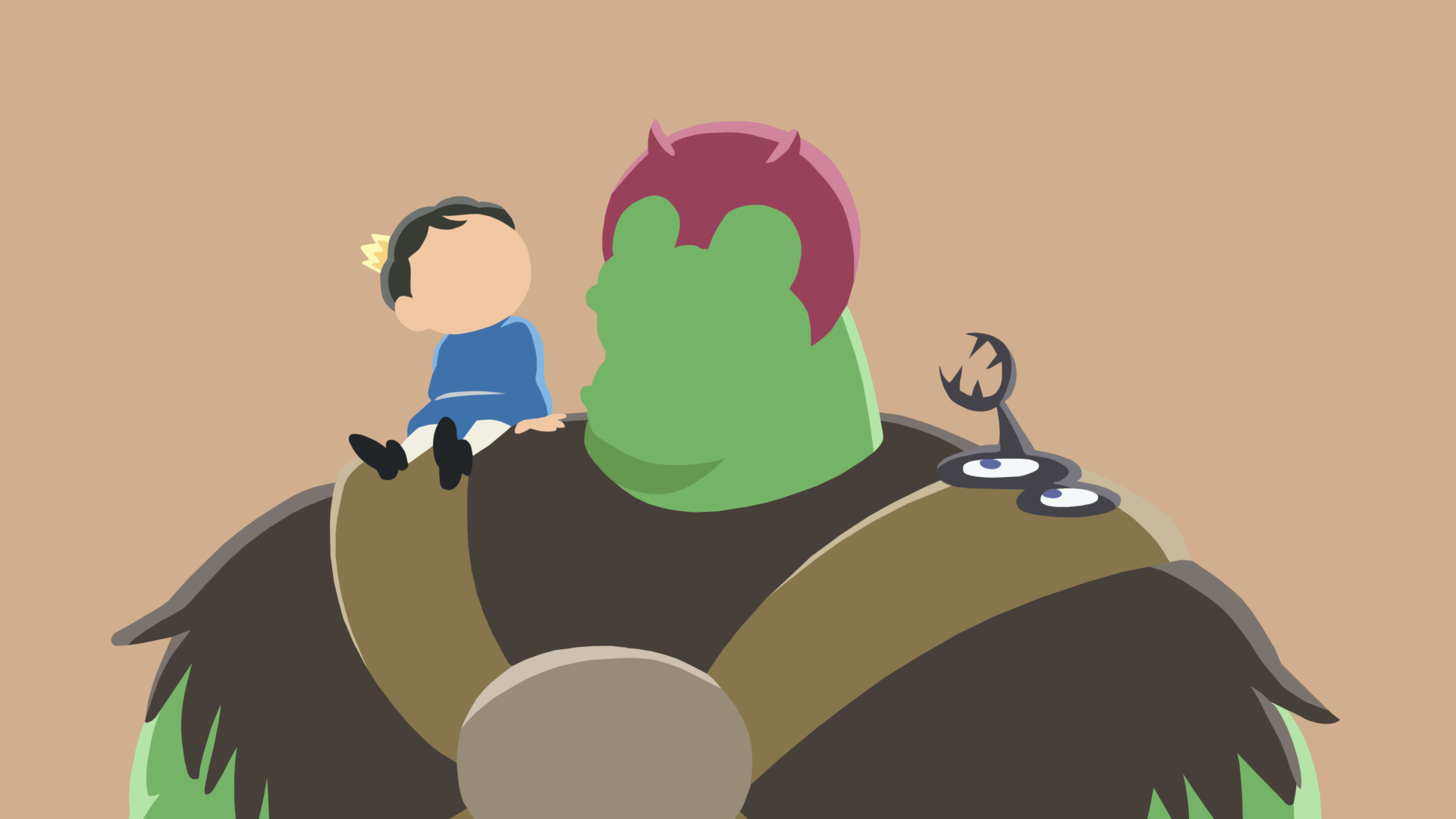 Download Minimalist Gigan (Ranking Of Kings) Kage (Ranking Of Kings) Bojji (Ranking Of Kings) Anime Ranking Of Kings Minimalist Anime 4k Ultra HD Wallpaper by Dave020626