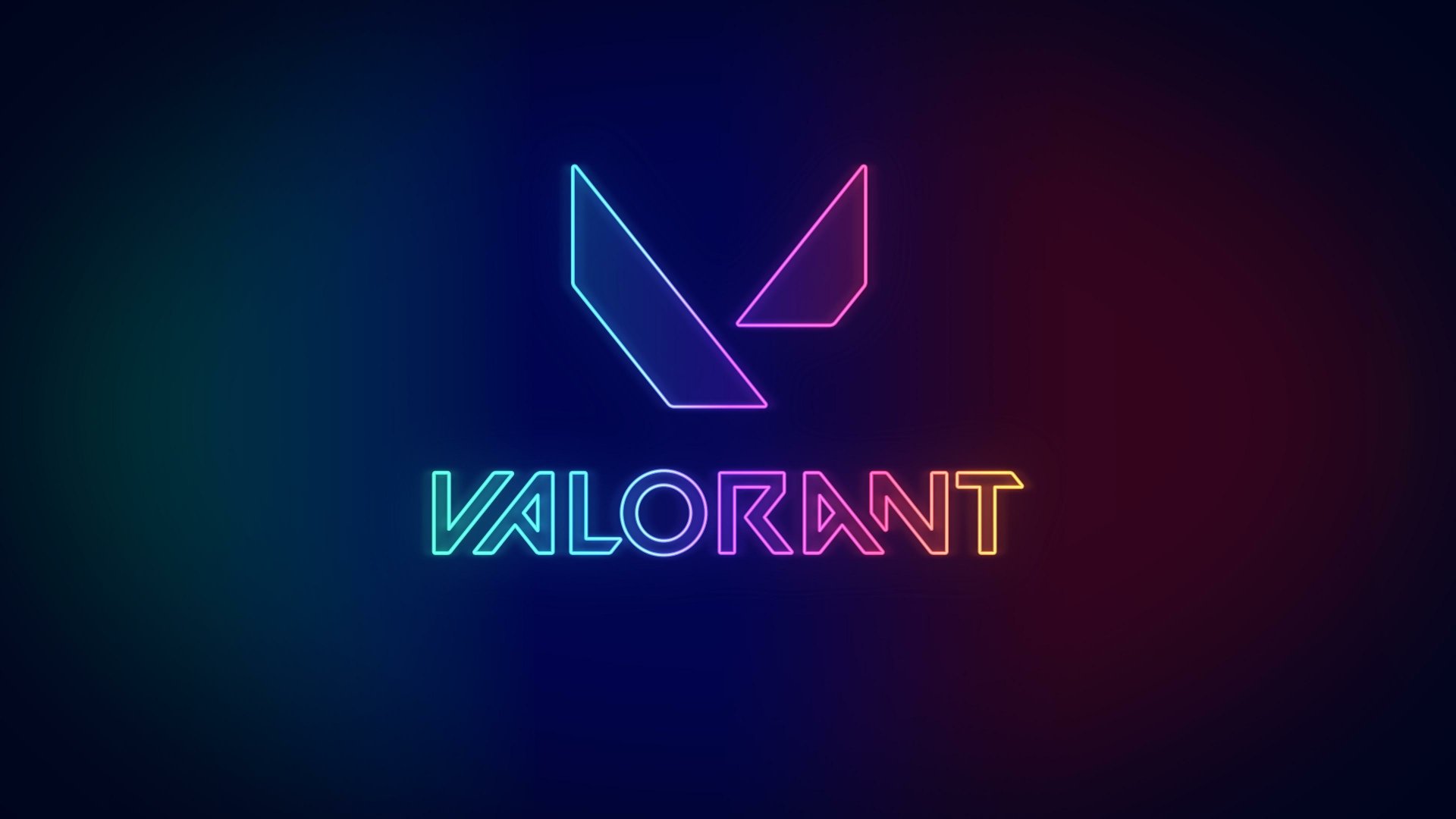 Biểu tượng Valorant đèn neon cực đẹp
