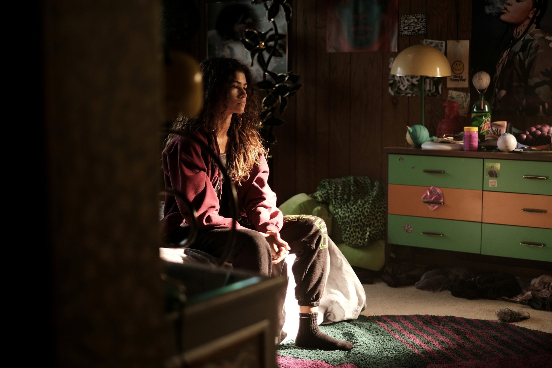 Download Rue Bennett Zendaya TV Show Euphoria 4k Ultra HD Wallpaper