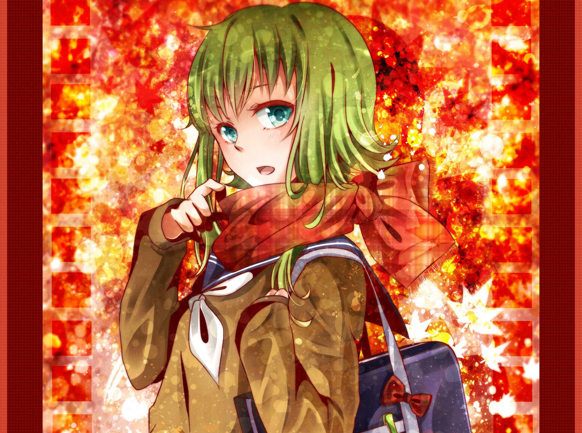 Download GUMI (Vocaloid) Anime Vocaloid 4k Ultra HD Wallpaper by のう